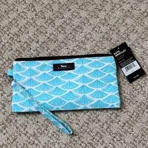Scout Aqua and White Wristlet NWT